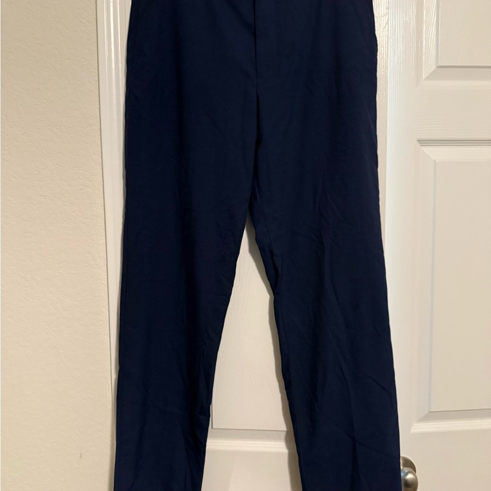 JF J.Ferrar Men's Deep Blue Dress Pants